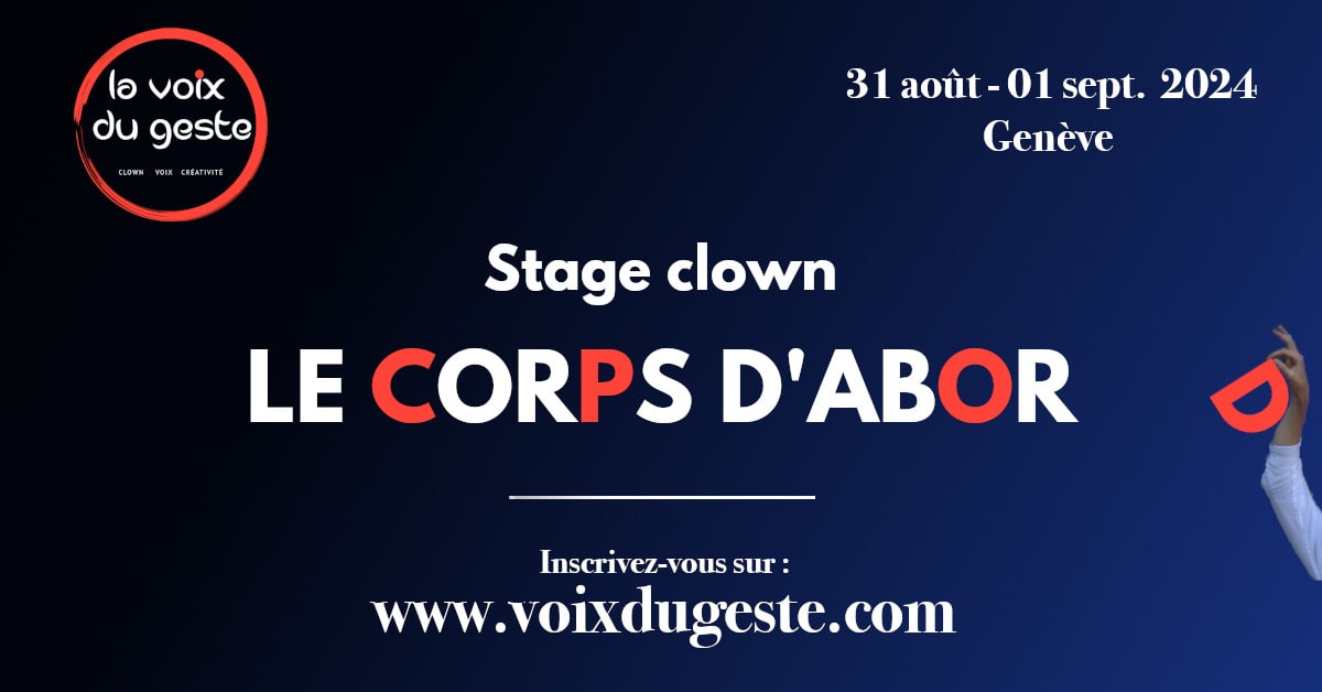 Stage clown Genève