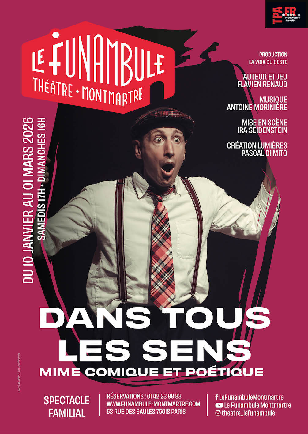 Affiche Spectacle Dans tous les sens